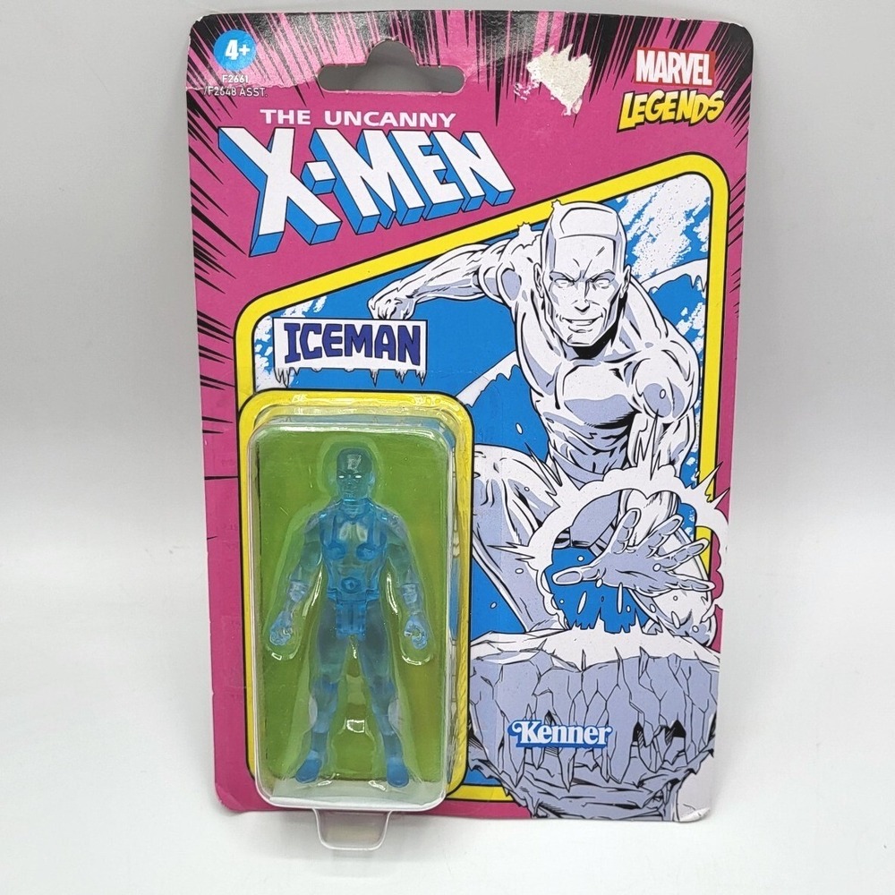 MARVEL LEGENDS RETRO SERIES ICEMAN (THE UNCANNY X-MEN) 3.75" ACTION FIGURE‎